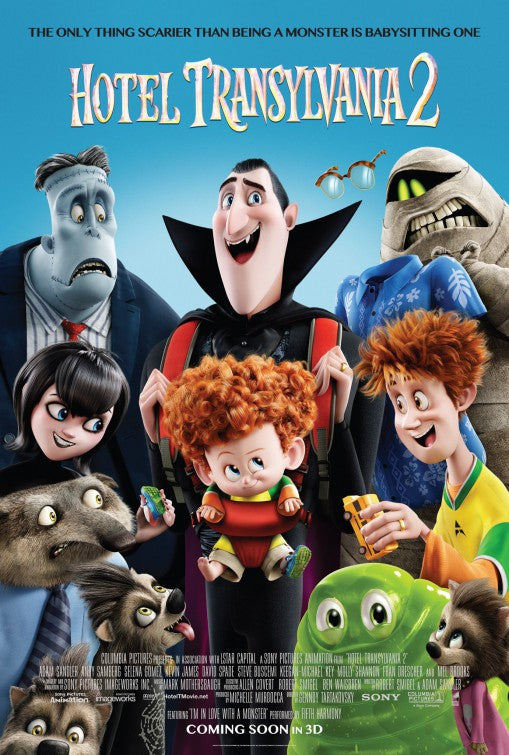1000 piece jigsaw puzzle for the movie poster: Hotel Transylvania 2 (2015) ver4