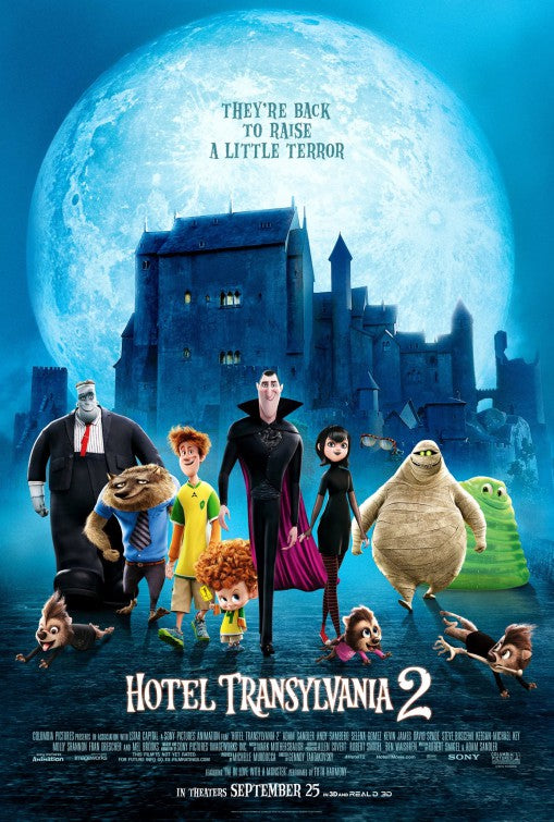 1000 piece jigsaw puzzle for the movie poster: Hotel Transylvania 2 (2015) ver5