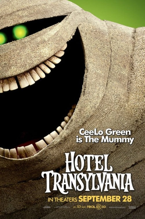 1000 piece jigsaw puzzle for the movie poster: Hotel Transylvania (2012) ver19
