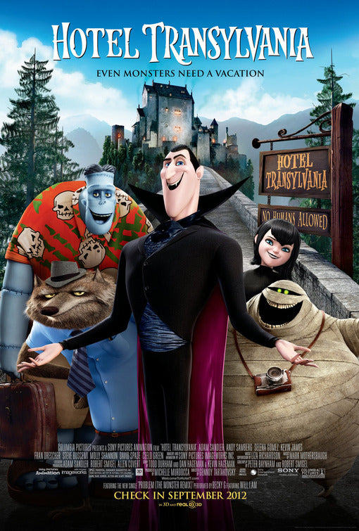 1000 piece jigsaw puzzle for the movie poster: Hotel Transylvania (2012) ver21