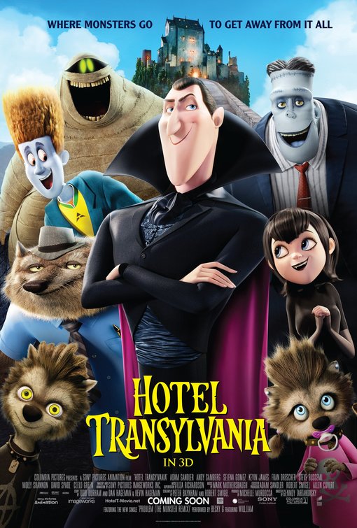 1000 piece jigsaw puzzle for the movie poster: Hotel Transylvania (2012) ver23