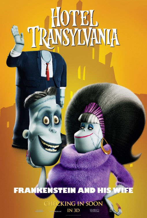 1000 piece jigsaw puzzle for the movie poster: Hotel Transylvania (2012) ver8