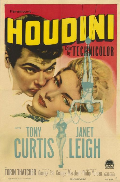 the movie poster: Houdini (1953)