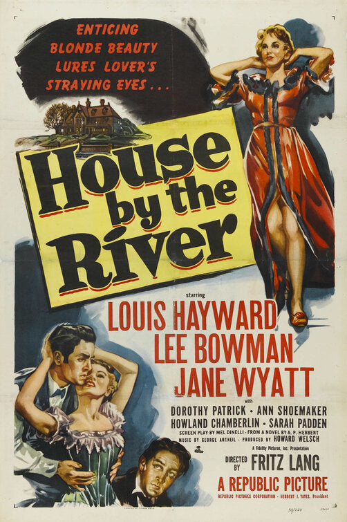 1000 piece jigsaw puzzle for the movie poster: House by the River (1950)