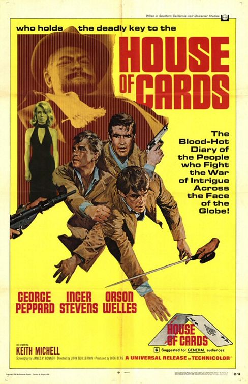 the movie poster: House of Cards (1969)