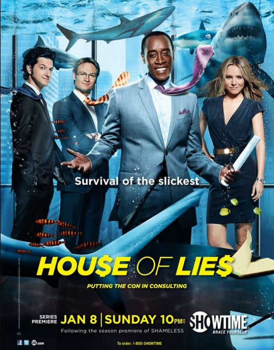 1000 piece jigsaw puzzle for tv poster: House of Lies