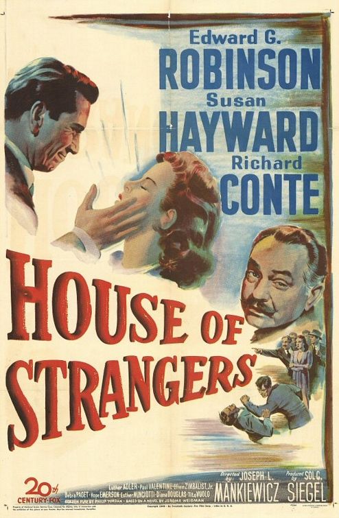 the movie poster: House of Strangers (1949)