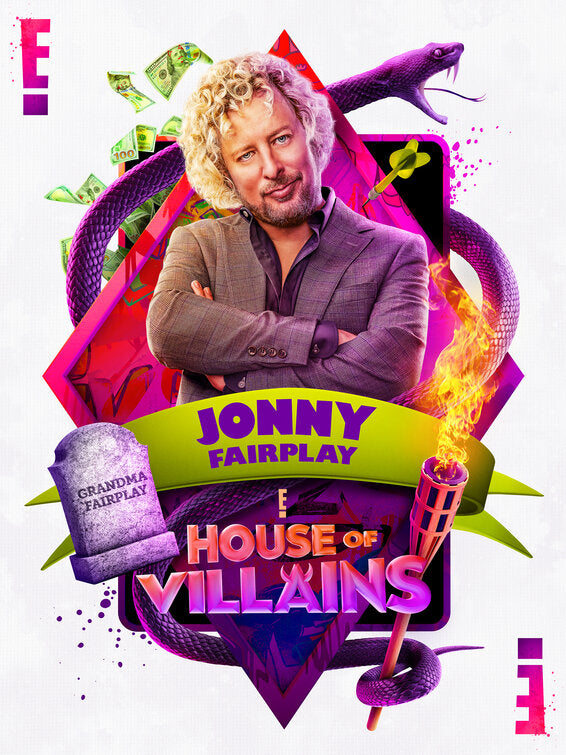 1000 piece jigsaw puzzle for tv poster: House of Villains, ver8