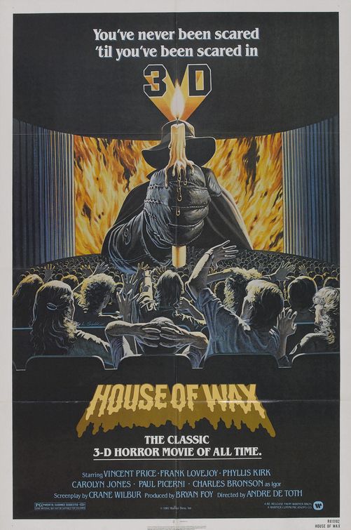 the movie poster: House of Wax (1953) ver2