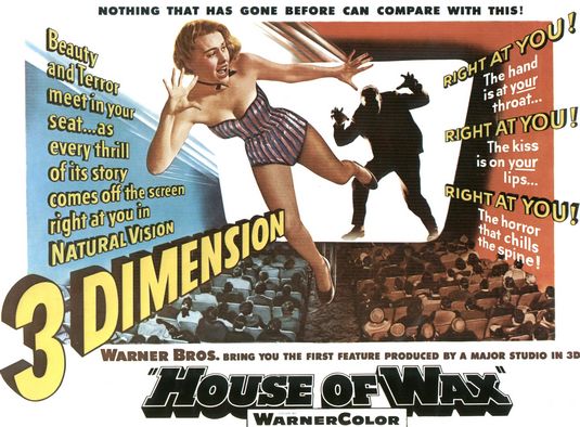the movie poster: House of Wax (1953) ver3