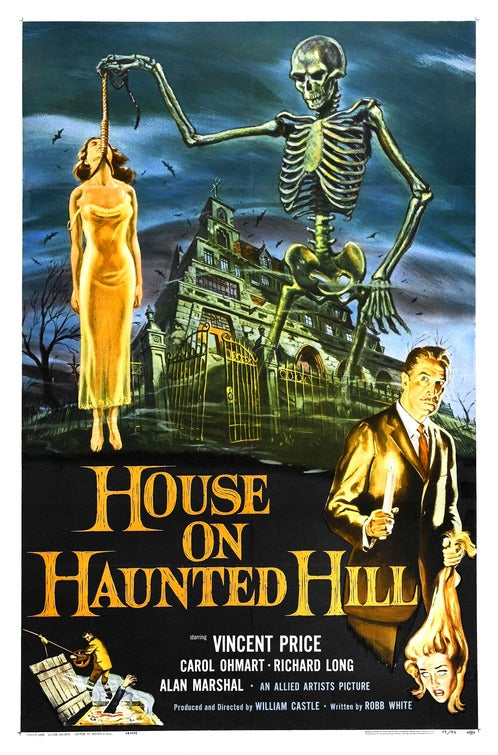 the movie poster: House on Haunted Hill (1959)