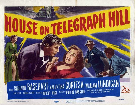 the movie poster: The House on Telegraph Hill (1951) ver2