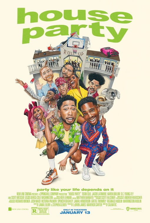 1000 piece jigsaw puzzle for the movie poster: House Party (2023)