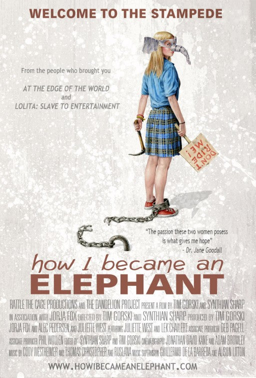 1000 piece jigsaw puzzle for the movie poster: How I Became an Elephant (2012)