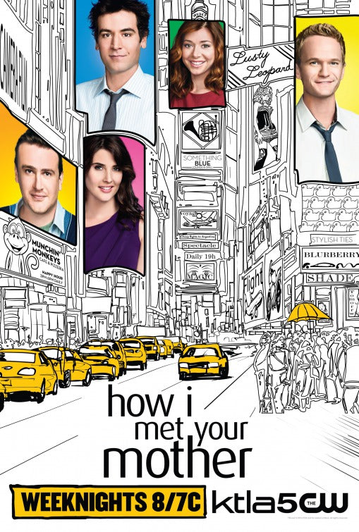 1000 piece jigsaw puzzle for tv poster: How I Met Your Mother, ver8