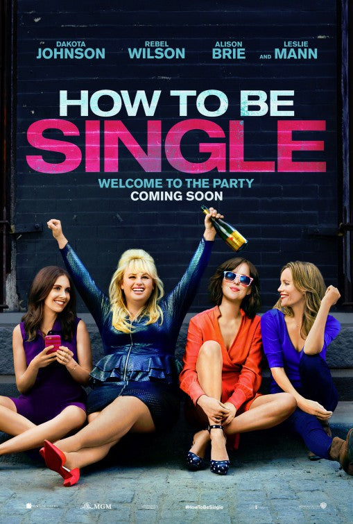 1000 piece jigsaw puzzle for the movie poster: How to Be Single (2016)
