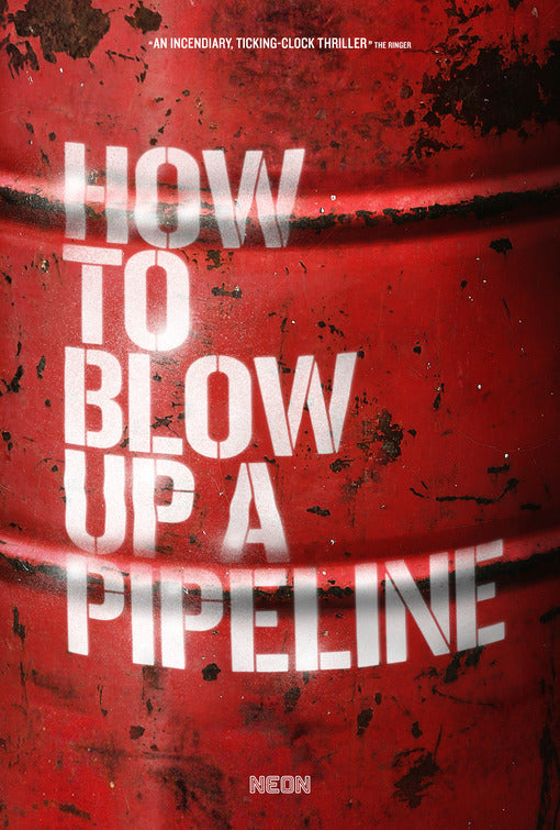 1000 piece jigsaw puzzle for the movie poster: How to Blow Up a Pipeline (2023)