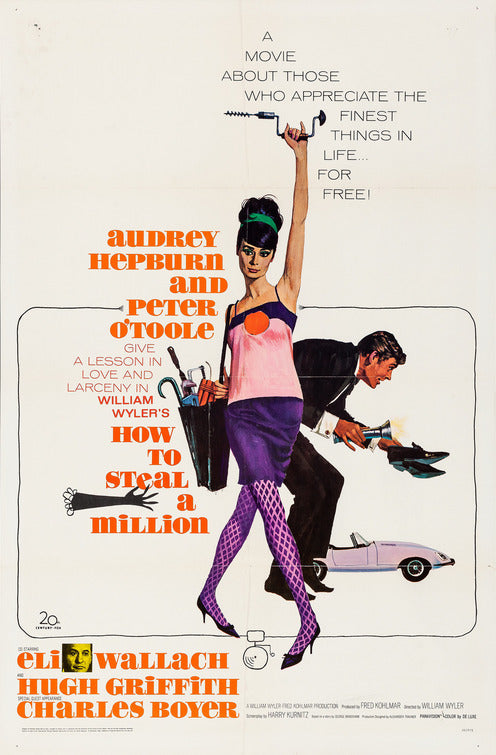 the movie poster: How to Steal a Million (1966) ver2