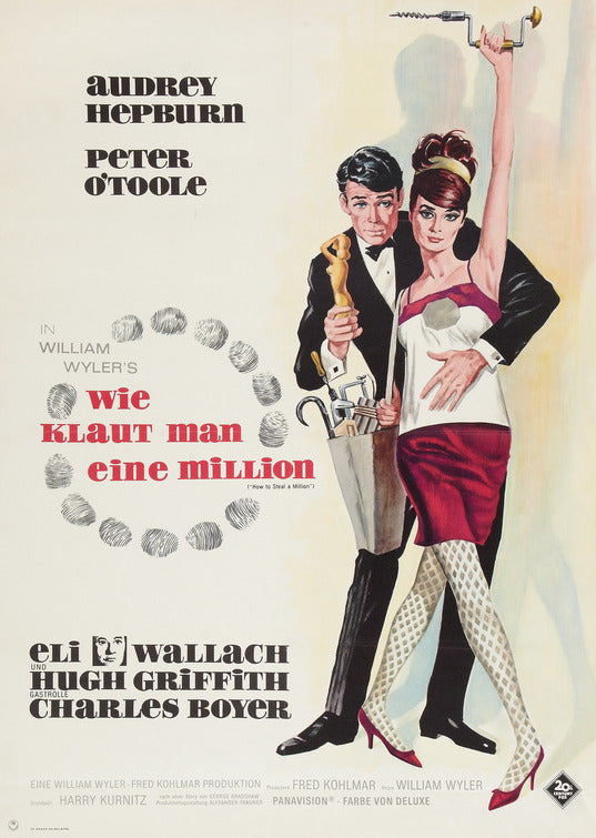 1000 piece jigsaw puzzle for the movie poster: How to Steal a Million (1966) ver4