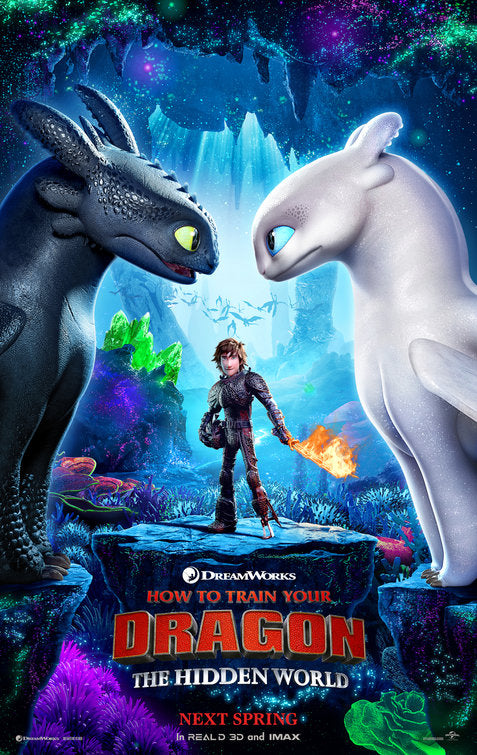 1000 piece jigsaw puzzle for the movie poster: How to Train Your Dragon: The Hidden World (2019)