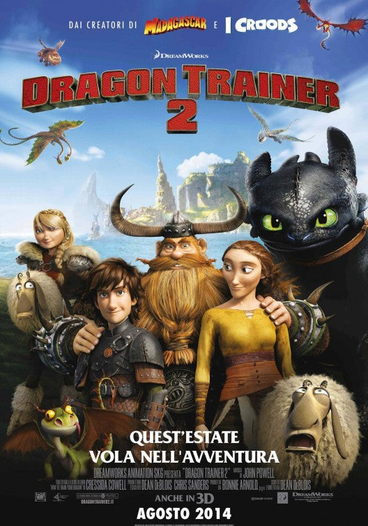 1000 piece jigsaw puzzle for the movie poster: How to Train Your Dragon 2 (2014) ver12