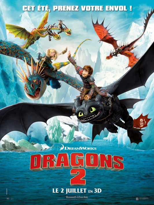 1000 piece jigsaw puzzle for the movie poster: How to Train Your Dragon 2 (2014) ver13