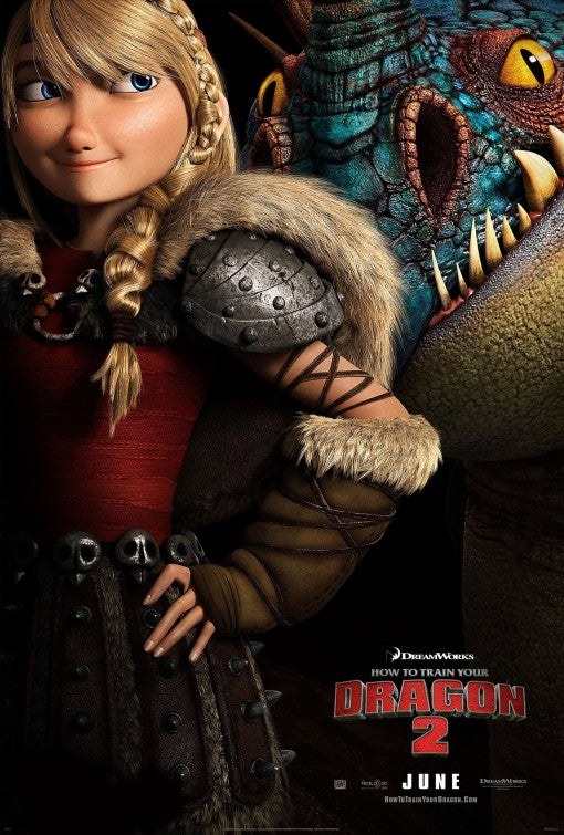 1000 piece jigsaw puzzle for the movie poster: How to Train Your Dragon 2 (2014) ver2