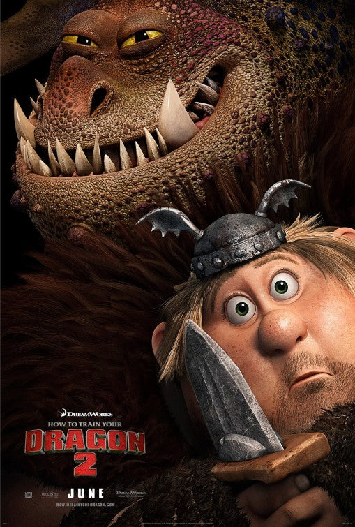 1000 piece jigsaw puzzle for the movie poster: How to Train Your Dragon 2 (2014) ver3