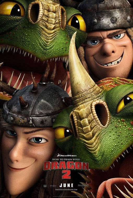 1000 piece jigsaw puzzle for the movie poster: How to Train Your Dragon 2 (2014) ver4