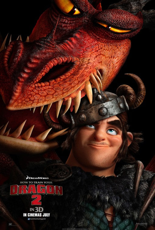 1000 piece jigsaw puzzle for the movie poster: How to Train Your Dragon 2 (2014) ver6