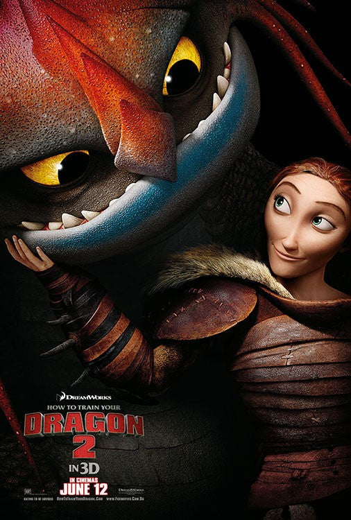 1000 piece jigsaw puzzle for the movie poster: How to Train Your Dragon 2 (2014) ver8