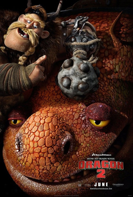 1000 piece jigsaw puzzle for the movie poster: How to Train Your Dragon 2 (2014) ver9