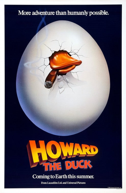 the movie poster: Howard the Duck (1986) ver1