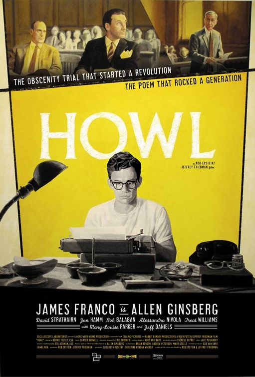 1000 piece jigsaw puzzle for the movie poster: Howl (2010)