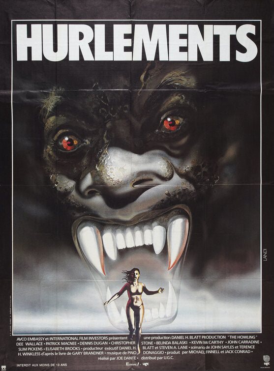 1000 piece jigsaw puzzle for the movie poster: The Howling (1981) ver3