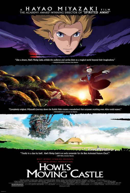 the movie poster: Howl's Moving Castle (2005)