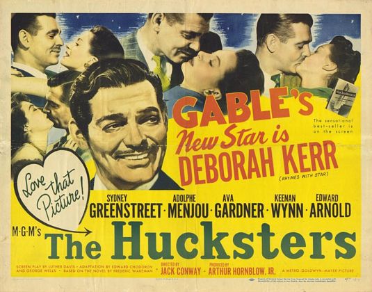 the movie poster: The Hucksters (1947)