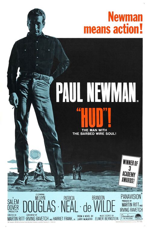 the movie poster: Hud (1963)