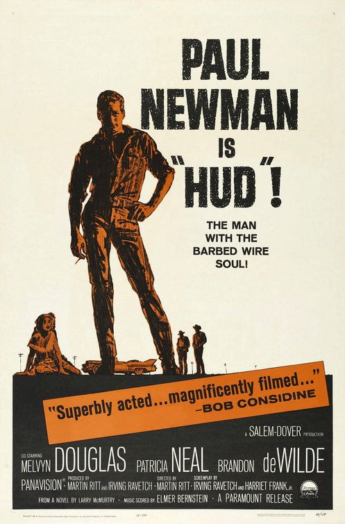 the movie poster: Hud (1963) ver2