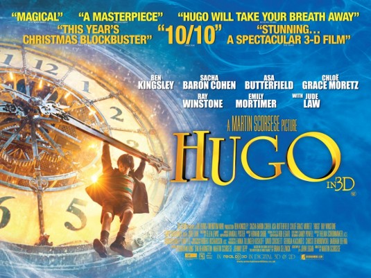 1000 piece jigsaw puzzle for the movie poster: Hugo (2011) ver10