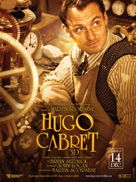 1000 piece jigsaw puzzle for the movie poster: Hugo (2011) ver8
