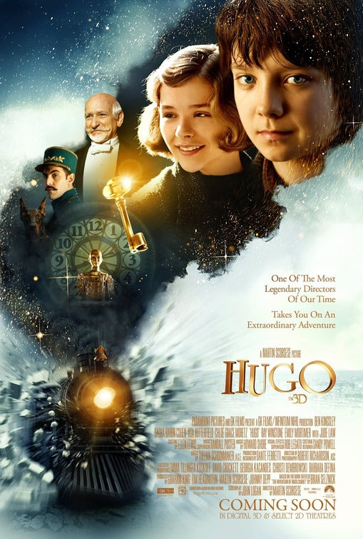 1000 piece jigsaw puzzle for the movie poster: Hugo (2011) ver9
