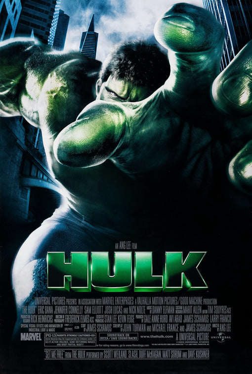 the movie poster: Hulk (2003)