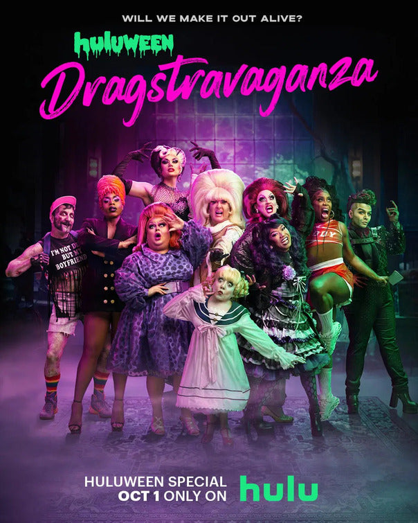 1000 piece jigsaw puzzle for tv poster: Huluween Dragstravaganza