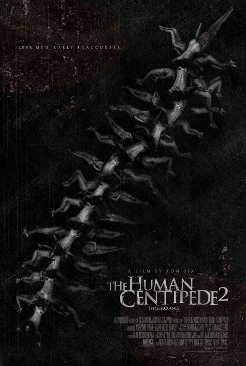1000 piece jigsaw puzzle for the movie poster: The Human Centipede II (Full Sequence) (2011)