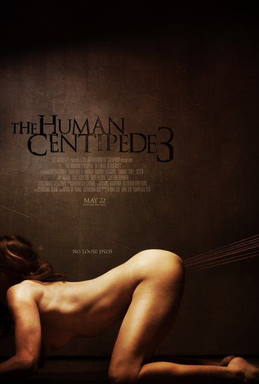 1000 piece jigsaw puzzle for the movie poster: The Human Centipede 3 (2015) ver5