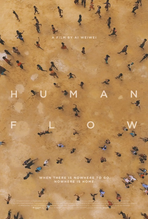 1000 piece jigsaw puzzle for the movie poster: Human Flow (2017)