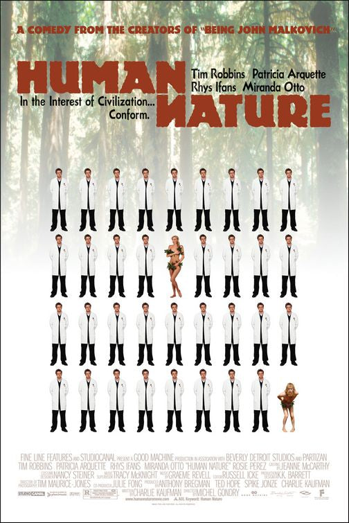 the movie poster: Human Nature (2002) ver2