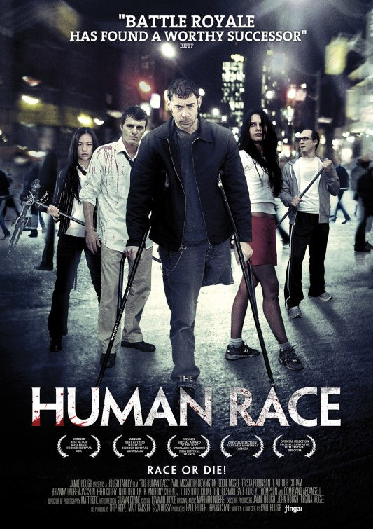 1000 piece jigsaw puzzle for the movie poster: The Human Race (2013)