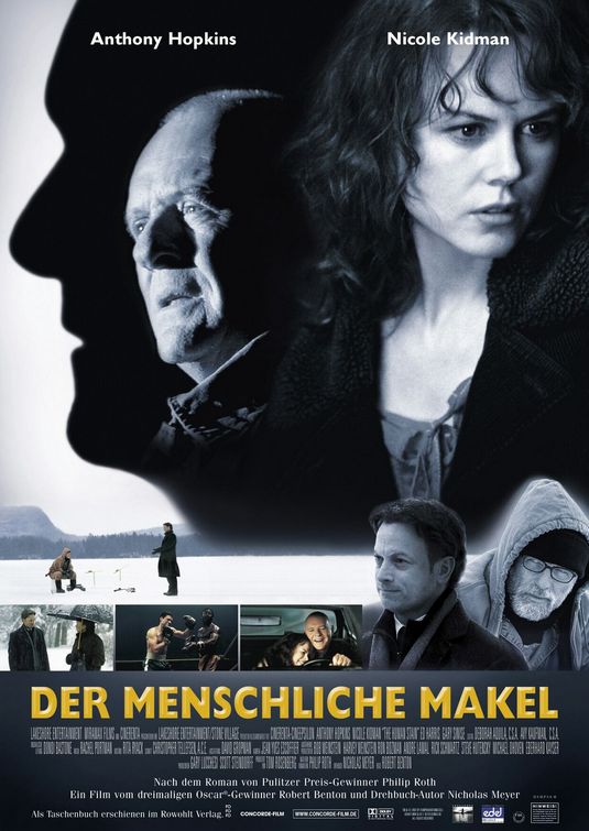 the movie poster: The Human Stain (2003) ver2